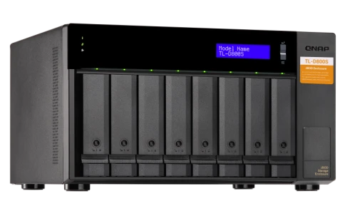 Полка расширения сетевого хранилища без дисков/ SMB QNAP TL-D800S SATA фото 1