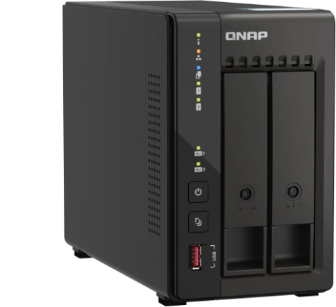Сетевое хранилище без дисков/ SMB QNAP TS-253E-8G NAS, 2-tray w/o HDD. фото 3
