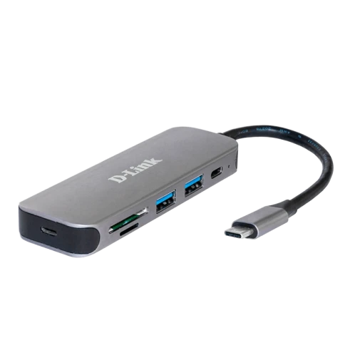 Концентратор/ Концентратор USB-C, 2xUSB 3.0, 1xUSB-C, слот SD/microSD фото 1
