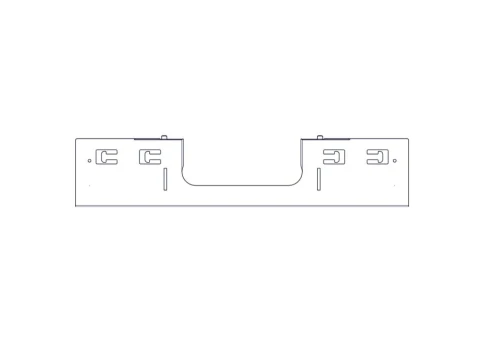Divider with opening for laying Systeme Electric cables, on the roof o фото 1
