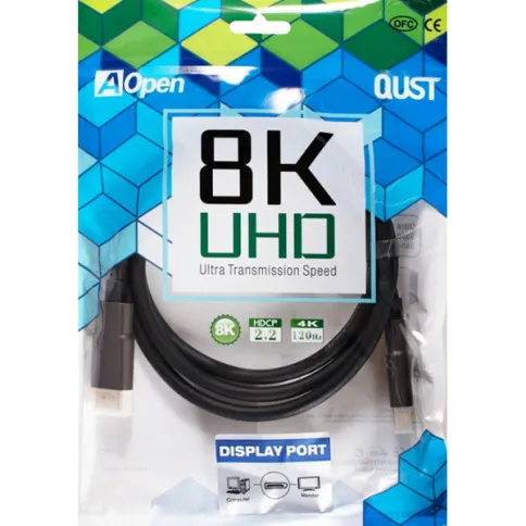 Кабель AOpen/Qust DisplayPort (m)/DisplayPort (m) - 2 м (ACG633-2M) фото 8