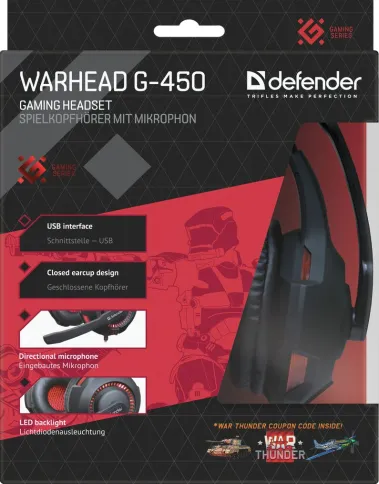 Defender Warhead G-450 USB фото 7
