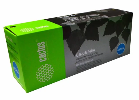 Картридж лазерный Cactus CS-CE740A CE740A черный (7000стр.) для HP фото 3