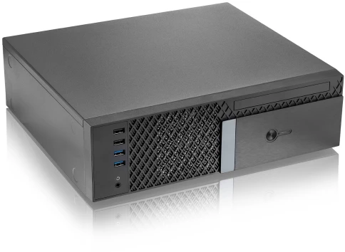 Корпус с блоком питания 300Вт./ Case Foxline FL-1001 mATX case, black, фото 2
