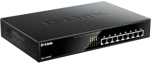 Коммутатор/ DGS-1008MP/B Unmanaged Switch 8x1000Base-T PoE, PoE Budget 125W, metal... фото 2