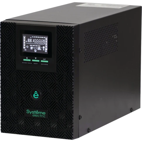 ИБП Smart-Save SMX-Tower Systeme Electric 3000 ВА, 230 В, 1:1, Внутренние АКБ 48В, 3хShuko фото 2