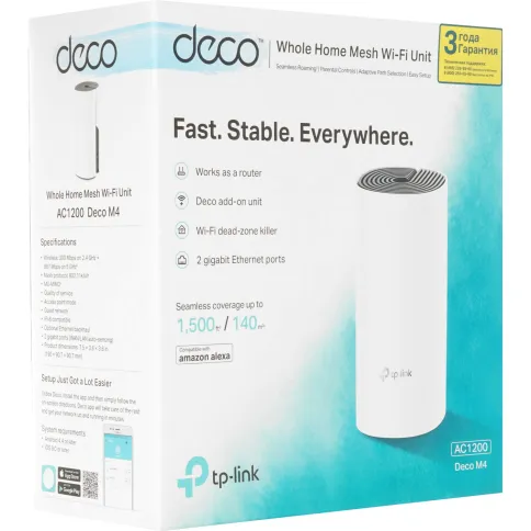 Точка доступа/ AC1200 Mesh Wi-Fi Unit, 2 Gigabit Ports, 2 internal ant фото 8