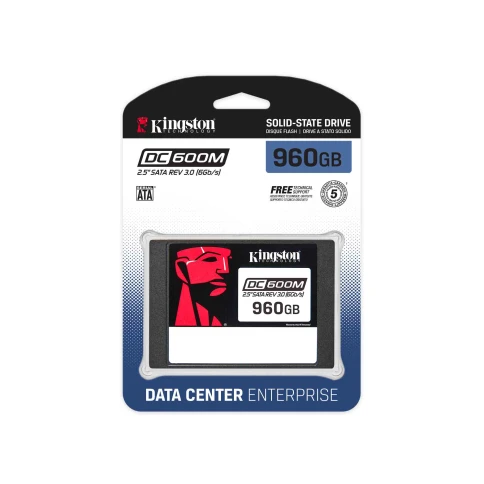 Твердотельный накопитель/ Kingston SSD DC600M, 960GB, 2.5" 7mm, SATA3, фото 2