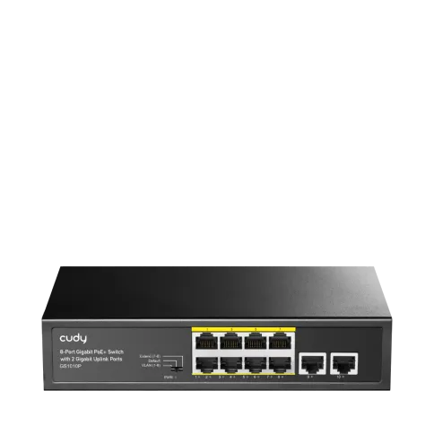 Коммутатор/ 8 RJ-45 10/100/1000M PSE ports +2 RJ45 10/100/1000  Uplink фото 1