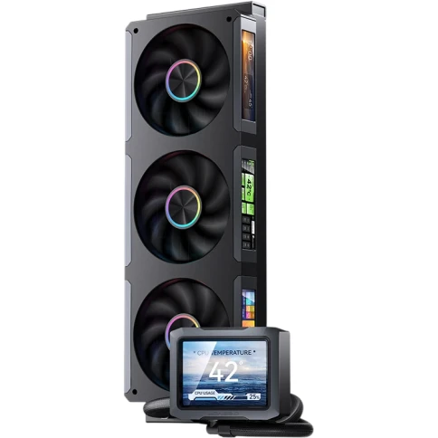 Система жидкостного охлаждения/ Water Cooling System JONSBO TF3-360SCB Black (320W,... фото 8
