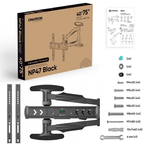 ONKRON NP47 BLACK фото 13