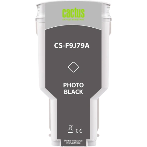 Картридж струйный Cactus CS-F9J79A 727 фото черный (300мл) для HP D фото 2