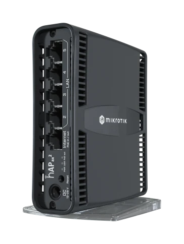 Маршрутизатор/ hAP ax2 Wireless router Gigabit Ethernet Dual-band (2.4 GHz / 5 GHz) Black фото 2