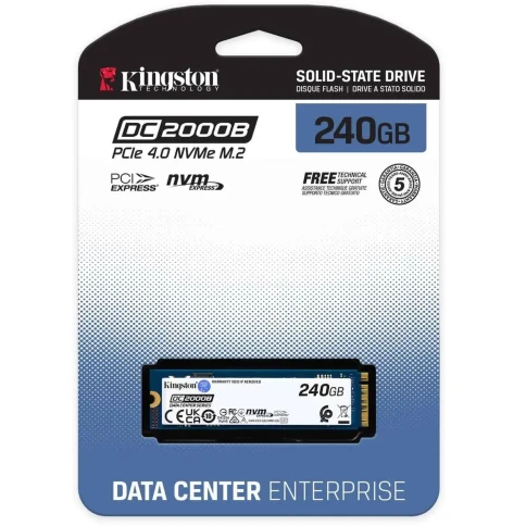 Твердотельный накопитель/ Kingston SSD DC2000B 240GB, M.2 22x80mm, NVM фото 3