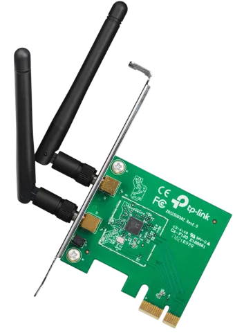 Адаптер Wi-Fi/ 300Mbps Wireless N PCI Express Adapter, Atheros, 2T2R, фото 1