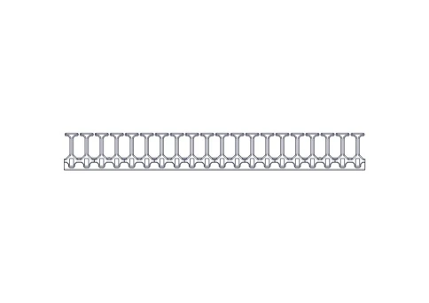 Vertical cable manager Systeme Electric, Excelente series, 42U, plasti фото 10