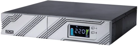 ИБП SRT-1000A, линейно-интерактивный, 1000ВА, 900Вт, LCD, Rack/Tower, 8 розеток IEC320 C13 с резервным питанием, USB, RS-232, слот под SNMP карту, EPO, защита RJ45, ШхГхВ 428х453х84мм., вес 16.8кг./ UPS POWERCOM SRT-1000A, line-interactive, 1000VA, 900W, фото 2