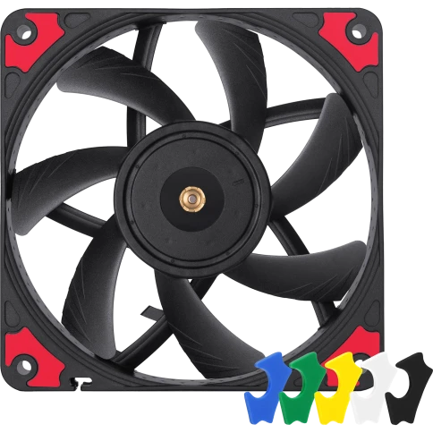 Кулер для корпуса/ Case Cooler Noctua NF-A12x15 PWM chromax.black.swap (120x120x15mm,... фото 1