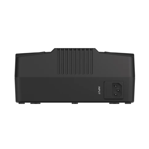 Линейно-интерактивный ИБП в плоском корпусе "Brick"/ ИБП CBR [UPS-OFK-101E-600] 600VA/360W,  Schuko CEE 7 Outlets: (x4 Battery & Surge Protected; x4 Surge Protected), LED, AVR, 12V/7Ah фото 4