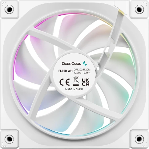 Вентилятор для корпуса Deepcool FL12R Wh Reverse ARGB 120х120x25 белый... фото 3