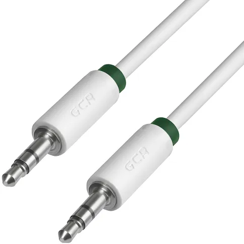 Greenconnect 0.5m jack 3.5mm/jack 3.5mm белый фото 1
