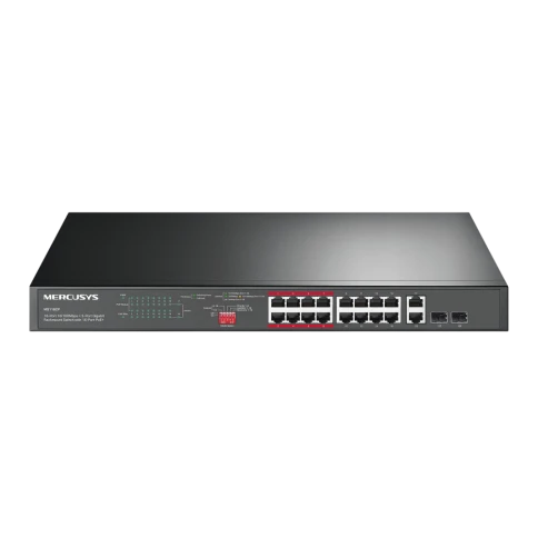 Коммутатор/ 16-Port 10/100Mbps + 2-Port Gigabit Rackmount Switch with 16-Port... фото 1