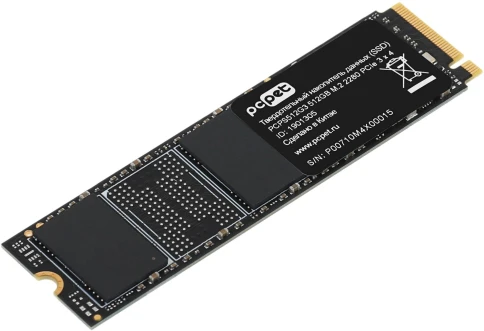 Твердотельный накопитель PC Pet PCIe 3.0 x4 512GB PCPS512G3 M.2... фото 1