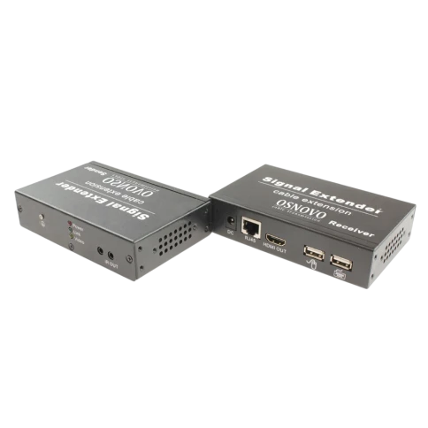 Приёмник/ OSNOVO Комплект для передачи HDMI, USB(клавиатура и мышь), ИК... фото 1