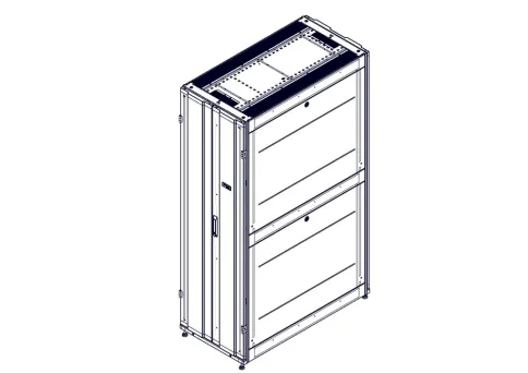 Systeme Electric mounting cabinet, Uniprom series, 42U-600/1200, 4pcs фото 5