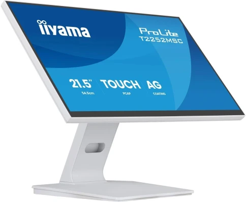 Монитор Iiyama 22" ProLite T2252MSC-W2AG белый IPS LED 5ms 16:9 HDMI M фото 2