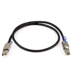 Кабель/ QNAP CAB-SAS10M-8088 mini SAS cable (SFF-8088), 1 m фото 1