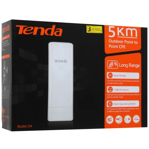 Точка доступа/ Tenda O4 Наружная точка доступа, 5 ГГц, до 300 Мбит/с, фото 7