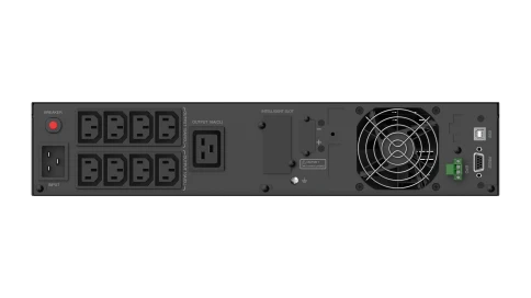 Стоечный ИБП с топологией двойного преобразования/ ИБП CBR [ESN-3KRT-9I-LCHERSC] Online 3000VA/3000W RT 9 x C13, LCD, HID-USB, RS232, EPO, SNMP slot фото 3