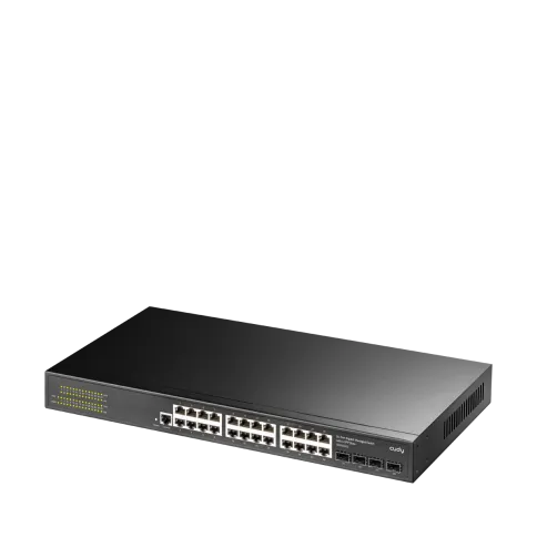 Коммутатор/ 24-Port Layer 2 Managed Gigabit Switch with 4 Gigabit SFP фото 1