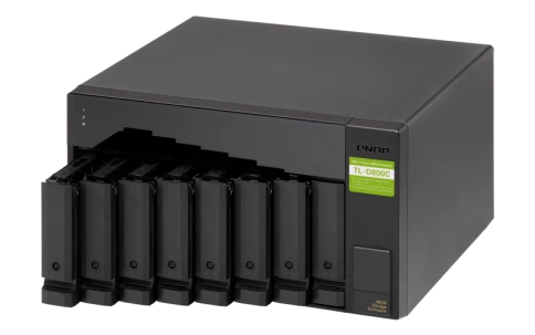 Полка расширения сетевого хранилища без дисков/ SMB QNAP TL-D800C USB фото 1