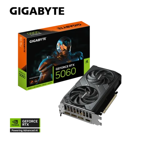 GIGABYTE  GeForce RTX 5060 WINDFORCE MAX OC 8G фото 2