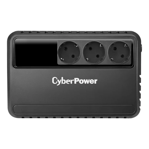 ИБП CyberPower BU600E, Line-Interactive, 600VA/360W, 3 Schuko розетки, Black, 0.28х0.14х0.23м., 4.4кг./ UPS Line-Interactive CyberPower BU600E 600VA/360W (3 EURO) фото 2
