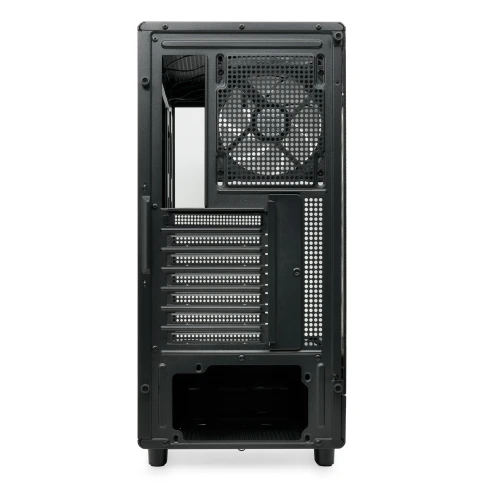 Корпус без блока питания/ Case HSPD F510, Panoramic Mid Tower, Black, фото 5