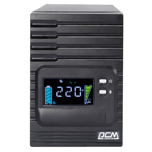 Источник бесперебойного питания Powercom Smart King Pro+ SPT-3000 LCD 2400Вт 3000ВА черный/ UPS Powercom Smart King Pro+ SPT-3000 LCD 2400W 3000Va black фото 2