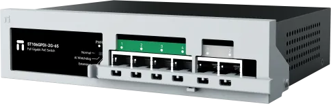 Коммутатор/ Неуправляемый PoE коммутатор Gigabit Ethernet, 4 PoE+ порт фото 4