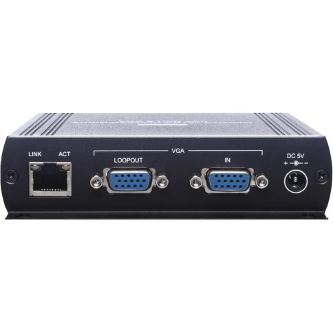 Комплект/ SC&T VKM04 Комплект (приёмник и передатчик) для передачи VGA, 4xUSB2.0, RS232, Стерео Аудио и ИК-управление на расстояние до 120м(CAT5e)/140м(CAT6). фото 1