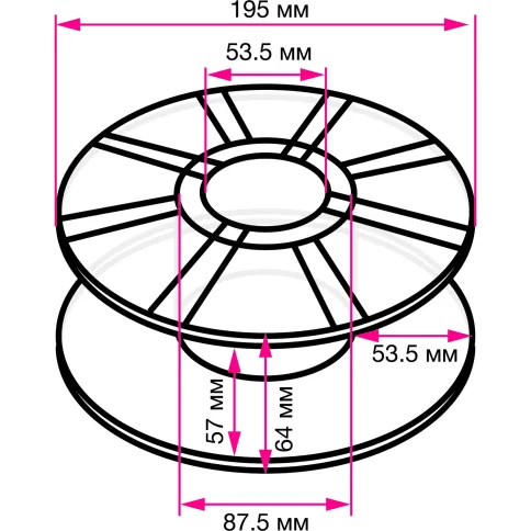 Cactus CS-3D-TPU-0.8KG-RED фото 6