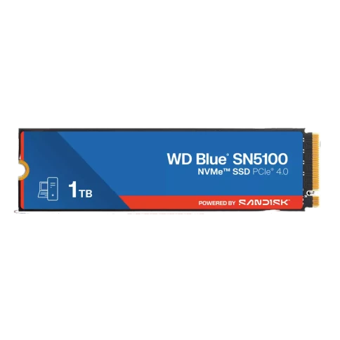 Твердотельные накопители/ WD SSD Blue SN5100, 1000GB, M.2(22x80mm), NVMe, PCIe... фото 1