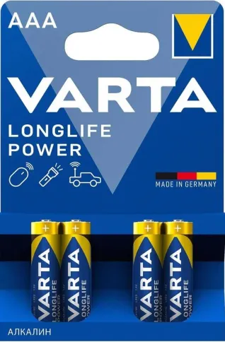 Varta LONGLIFE POWER LR03 AAA (04903121414) фото 1