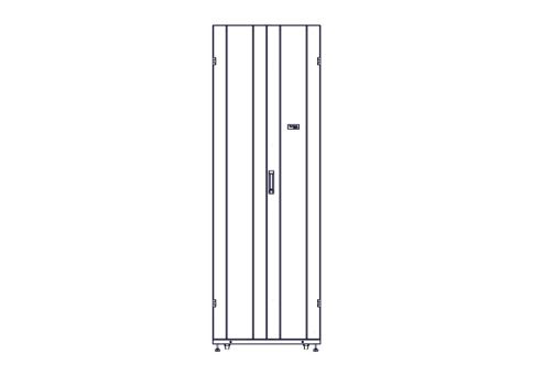 Шкаф Systeme Electric, серия Uniprom, 48U-750/1200, боковые панели 4шт фото 6