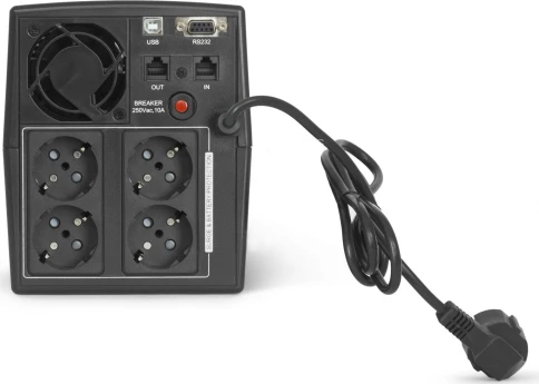ИБП ЮНИОР СМАРТ 1200, 1200/720 ВА/Вт, LED, USB, RJ11/RJ45, SCHUKOx3/... фото 7