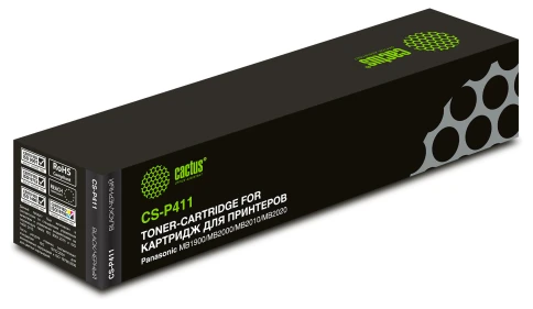 Картридж лазерный Cactus CS-P411 KX-FAT411A7 черный (2000стр.) для фото 1