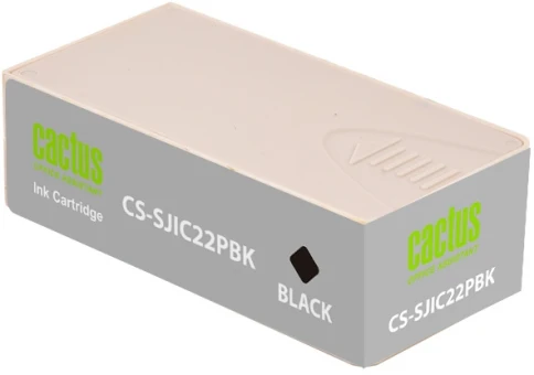 Картридж струйный Cactus CS-SJIC22PBK C33S020601 черный (34мл) для фото 2