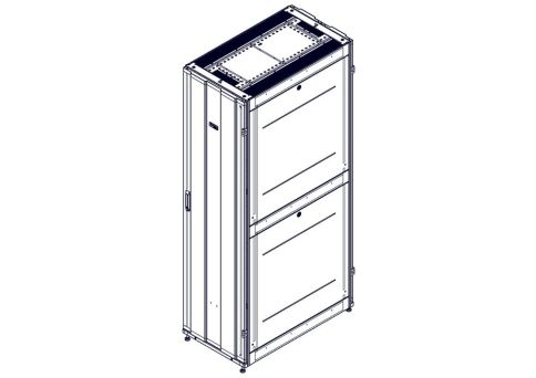 Шкаф Systeme Electric, серия Uniprom, 48U-600/1070, боковые панели 4шт фото 9