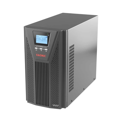 Онлайн ИБП ДКС серии Small Tower, 2000 ВА/1800 Вт, 1/1, 4xSchuko, EPO, USB, RS-232, RJ45, з/у 6А, без АКБ фото 2
